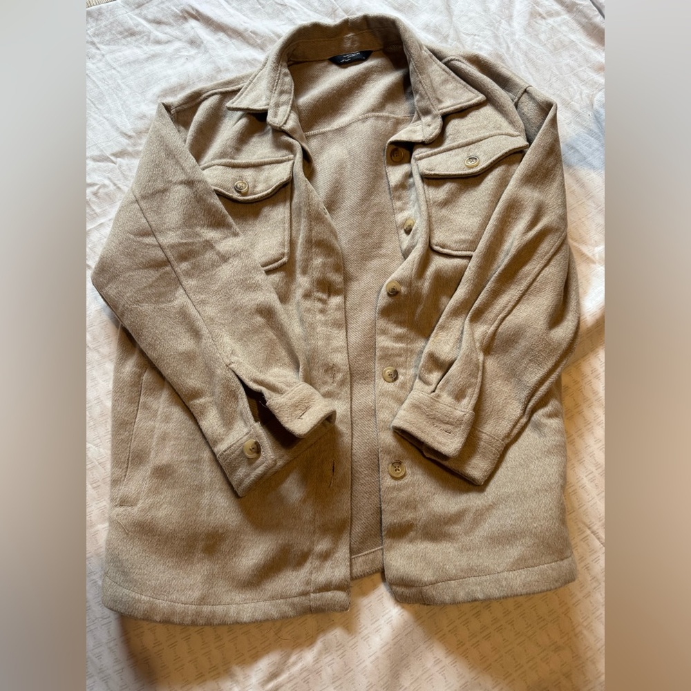 Classic Tan Utility Jacket for Women